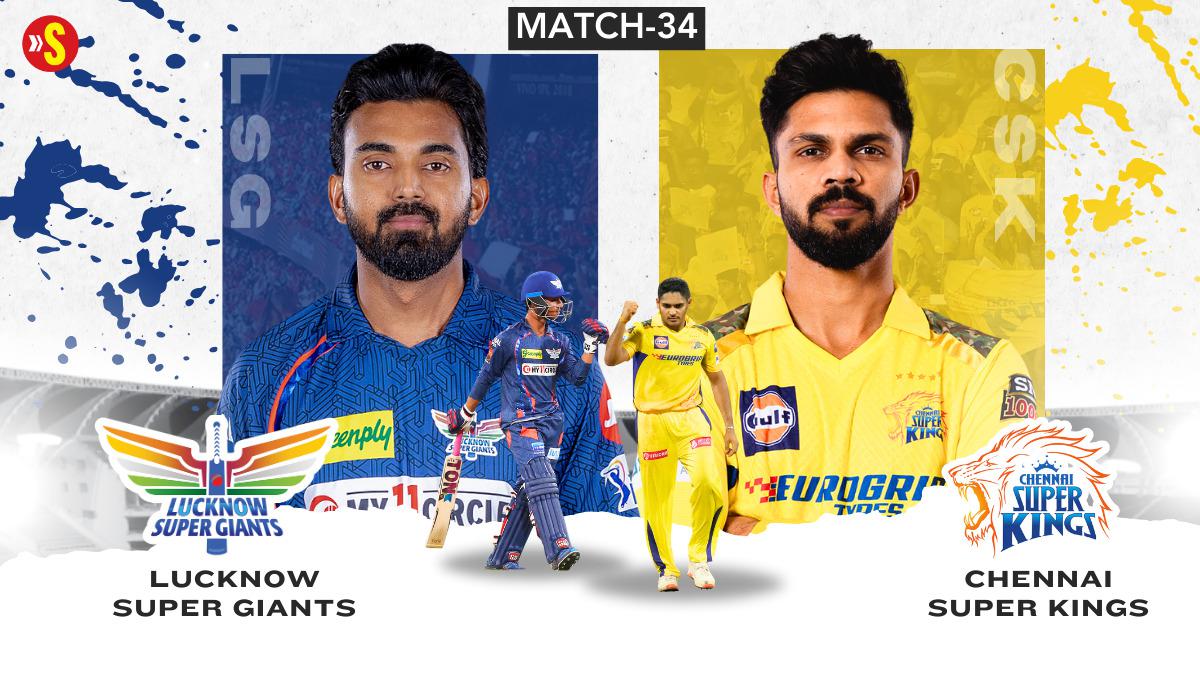 LSG vs CSK Live Score IPL 2024: Chennai Super Kings 42/2 (5), Gaikwad dismissed by Yash Thakur